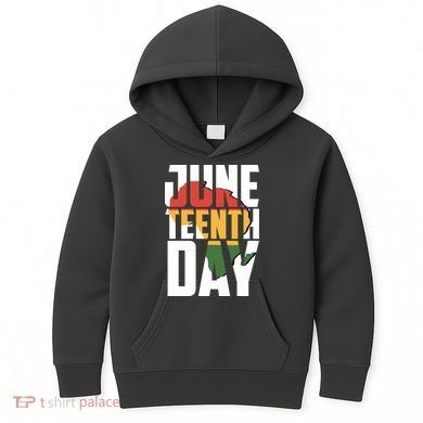 Juneteenth Day African American Pride Kids Hoodie