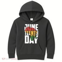 Juneteenth Day African American Pride Kids Hoodie thumb 0