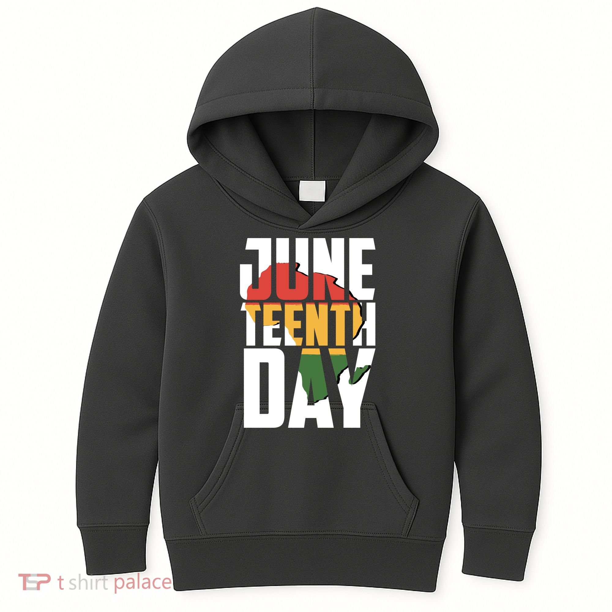 Juneteenth Day African American Pride Kids Hoodie