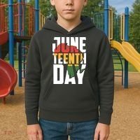 Juneteenth Day African American Pride Kids Hoodie thumb 2