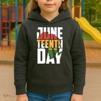 Juneteenth Day African American Pride Kids Hoodie thumb 3