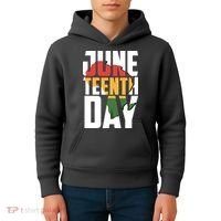 Juneteenth Day African American Pride Kids Hoodie thumb 4