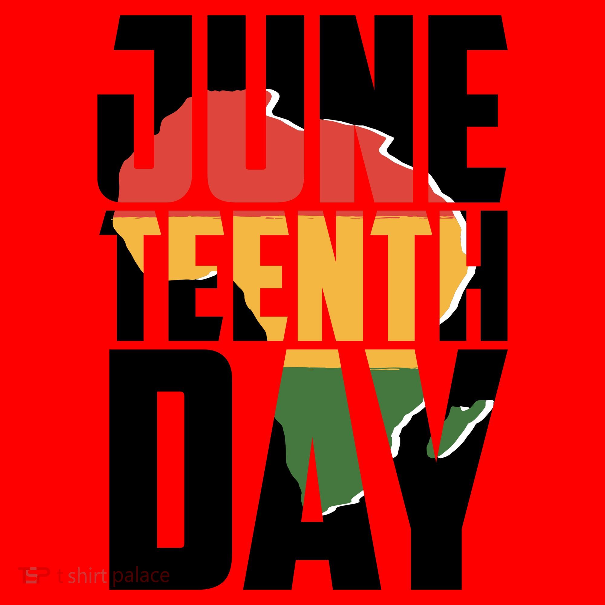 Juneteenth Day African American Pride Santa Hat