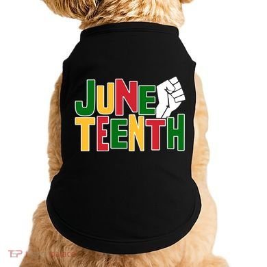 Juneteenth Day Black Power Doggie Tank