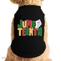 Juneteenth Day Black Power Doggie Tank thumb 0