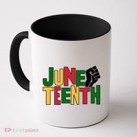 Juneteenth Day Black Power Coffee Mug thumb 0