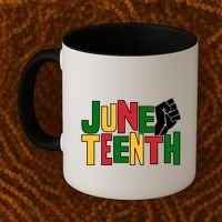 Juneteenth Day Black Power Coffee Mug thumb 2