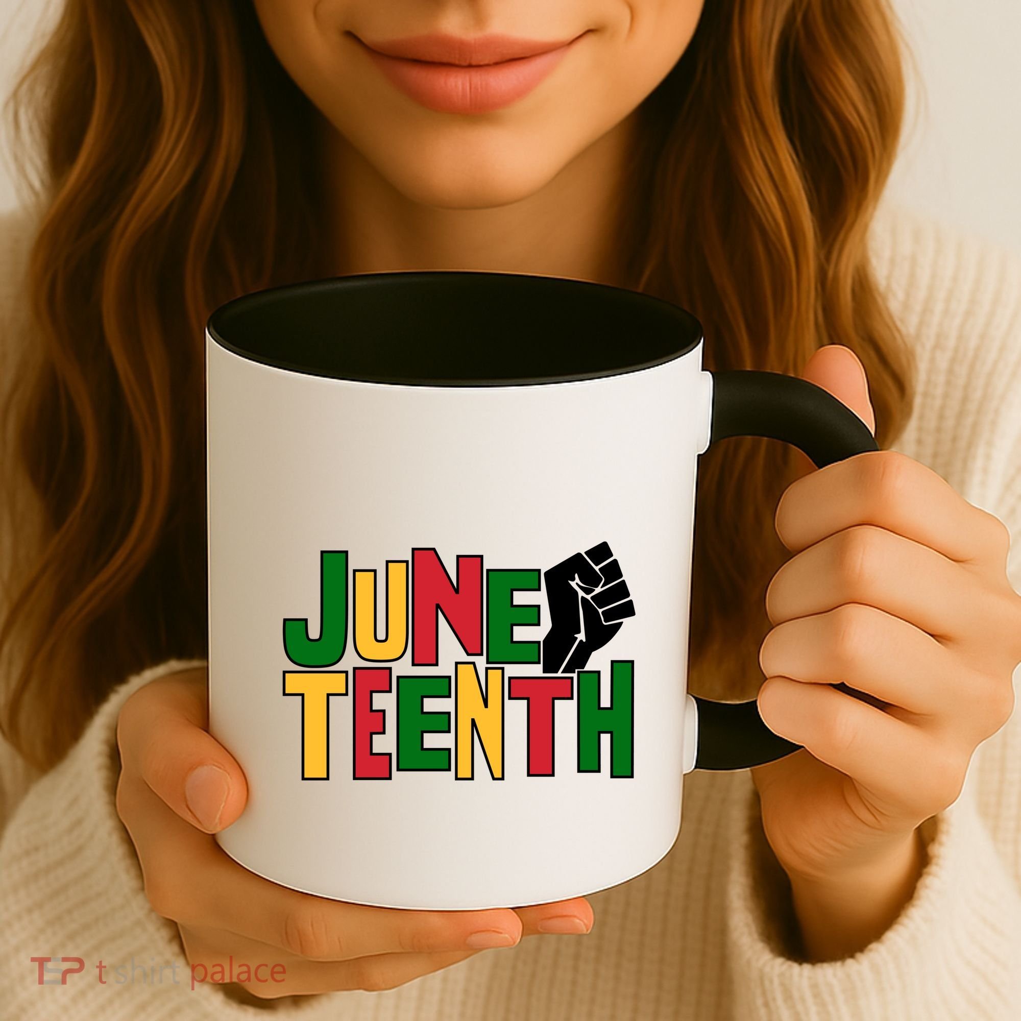 Juneteenth Day Black Power Coffee Mug