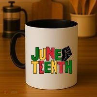 Juneteenth Day Black Power Coffee Mug thumb 4