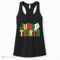 Juneteenth Day Black Power Women's Tank Top thumb 0