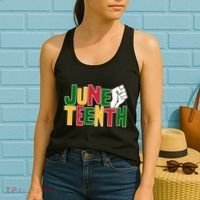Juneteenth Day Black Power Women's Tank Top thumb 2