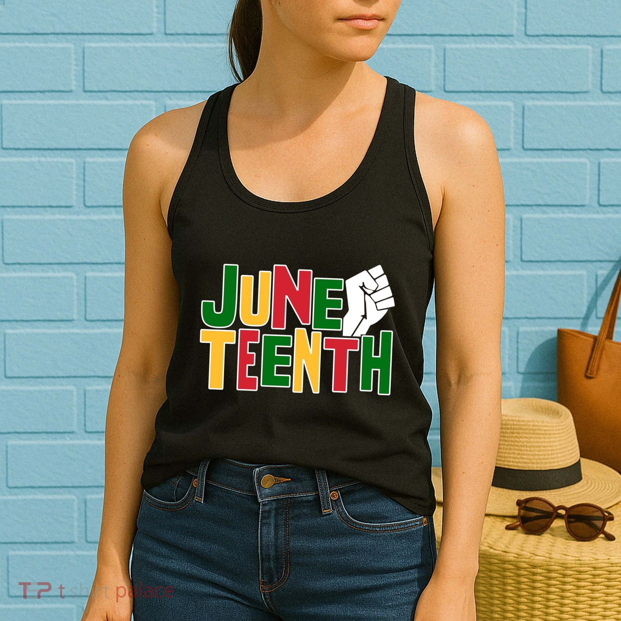 Juneteenth Day Black Power Women's Tank Top