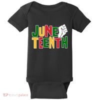 Juneteenth Day Black Power Baby Bodysuit thumb 0