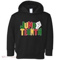 Juneteenth Day Black Power Toddler Hoodie thumb 0