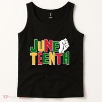 Juneteenth Day Black Power Tank Top thumb 2