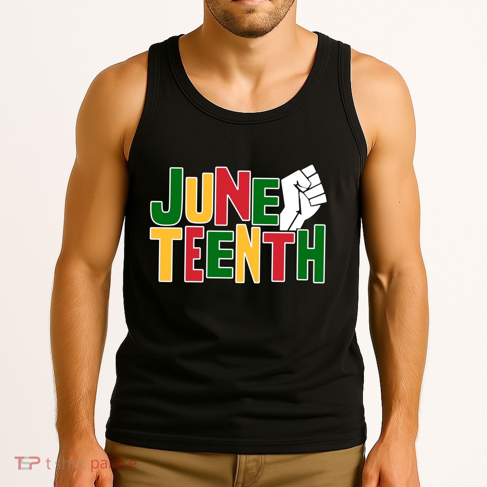 Juneteenth Day Black Power Tank Top