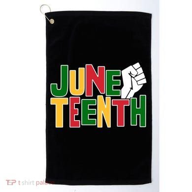 Juneteenth Day Black Power Golf Towel