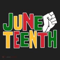 Juneteenth Day Black Power Golf Towel thumb 3