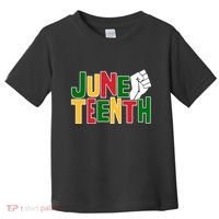 Juneteenth Day Black Power Toddler T-Shirt thumb 0