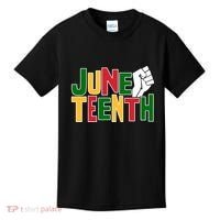 Juneteenth Day Black Power Kids T-Shirt thumb 0