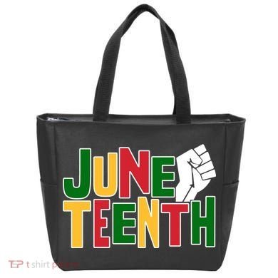 Juneteenth Day Black Power Tote Bag