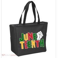 Juneteenth Day Black Power Tote Bag thumb 2