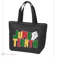Juneteenth Day Black Power Tote Bag thumb 3