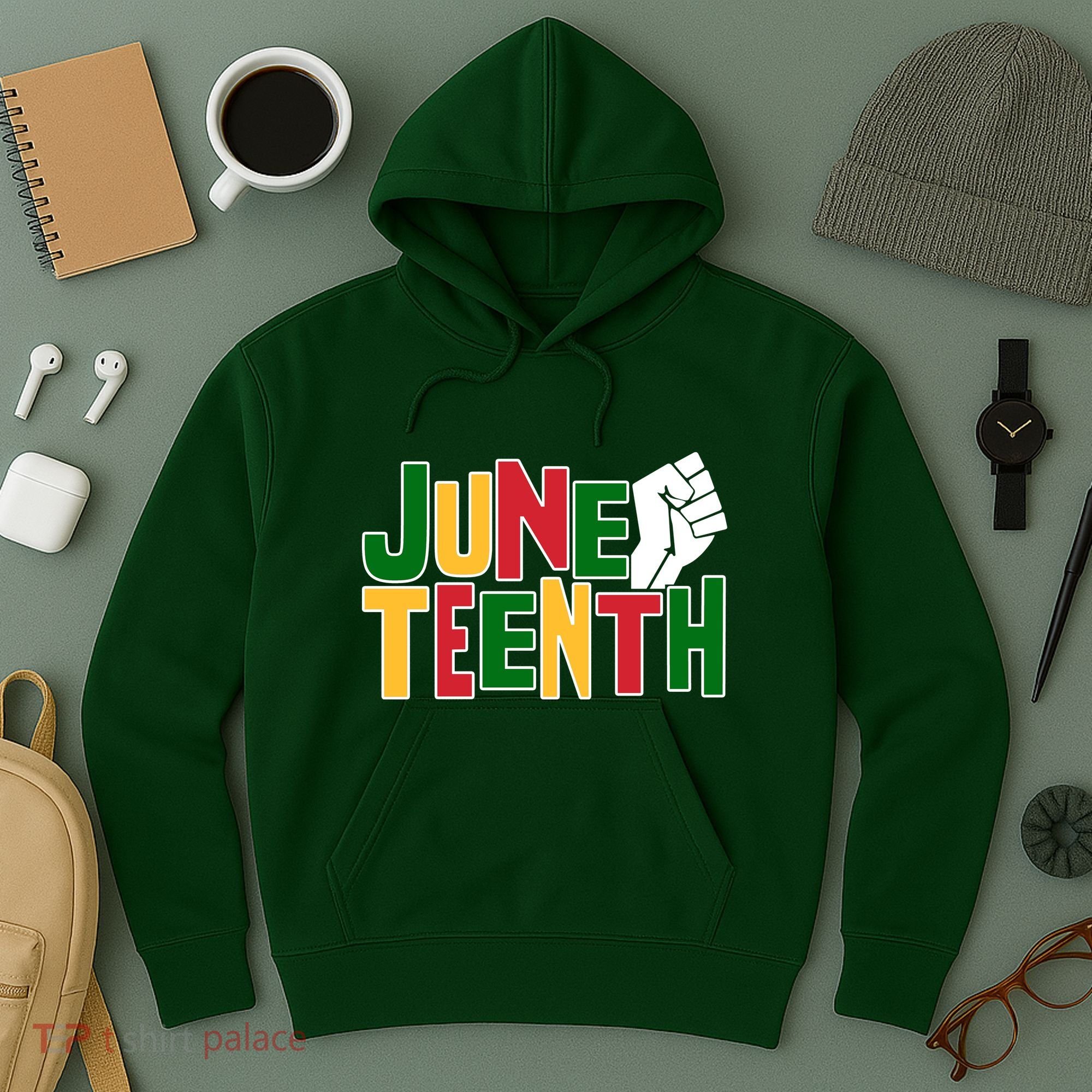 Juneteenth Day Black Power Hoodie