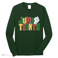 Juneteenth Day Black Power Long Sleeve Shirt thumb 0