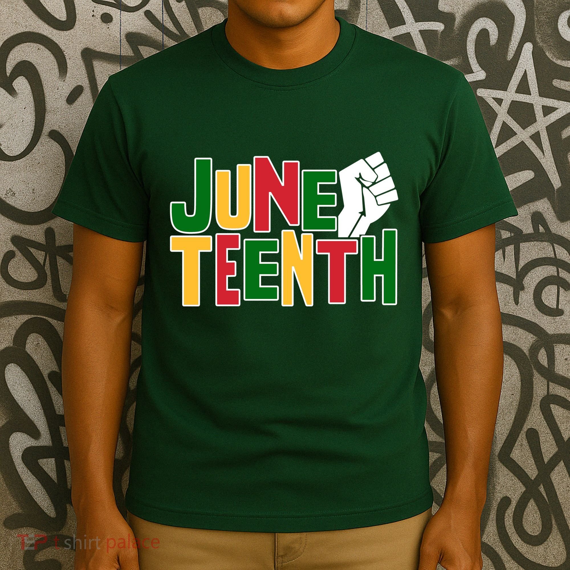 Juneteenth Day Black Power T-Shirt