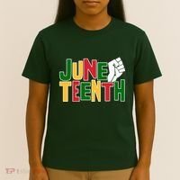 Juneteenth Day Black Power T-Shirt thumb 4