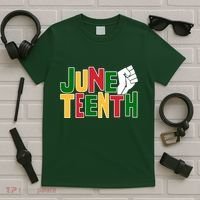 Juneteenth Day Black Power T-Shirt thumb 5