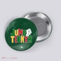Juneteenth Day Black Power Button thumb 0