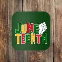 Juneteenth Day Black Power Coaster thumb 0