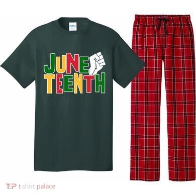 Juneteenth Day Black Power Pajama Set