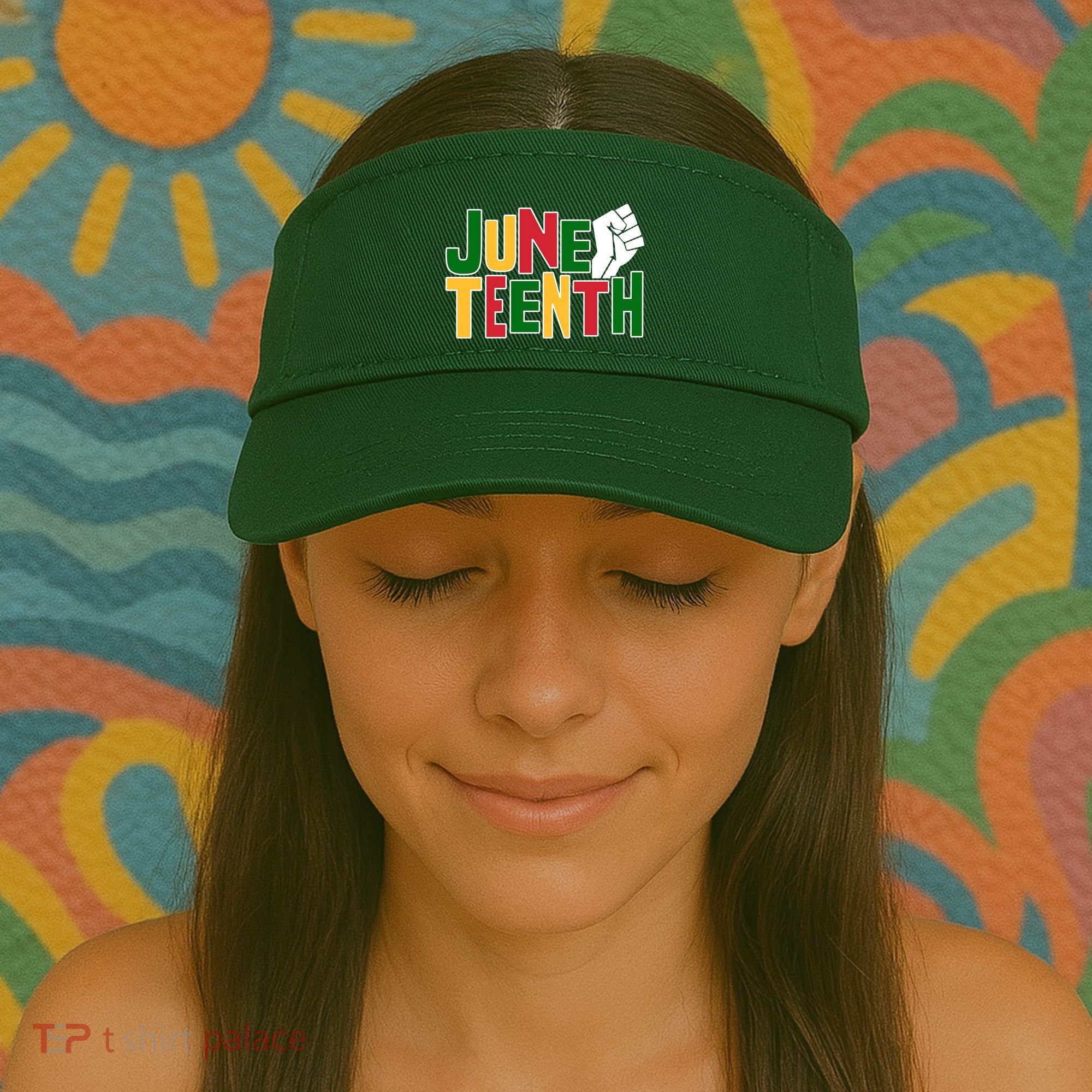 Juneteenth Day Black Power Visor