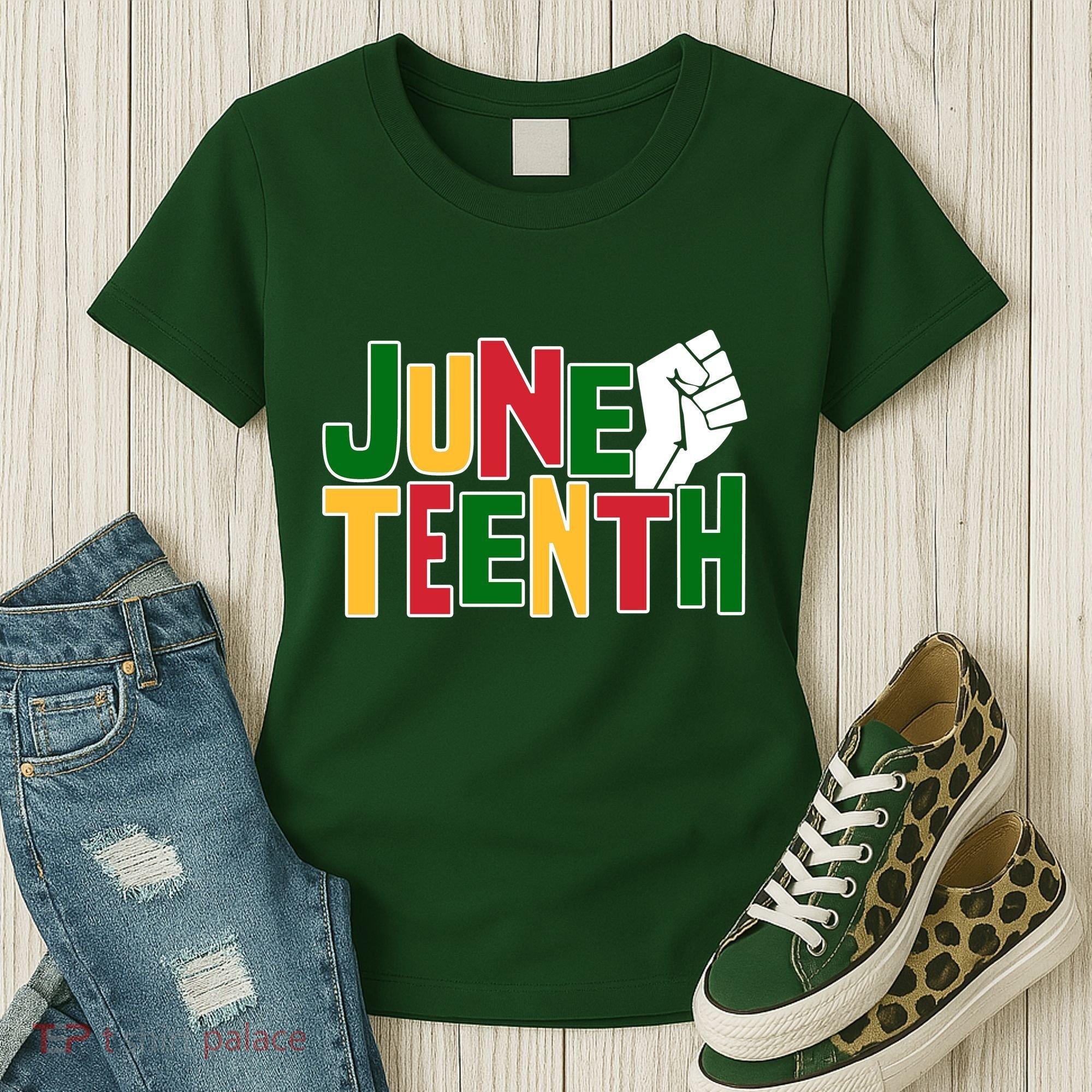 Juneteenth Day Black Power Women's T-Shirt