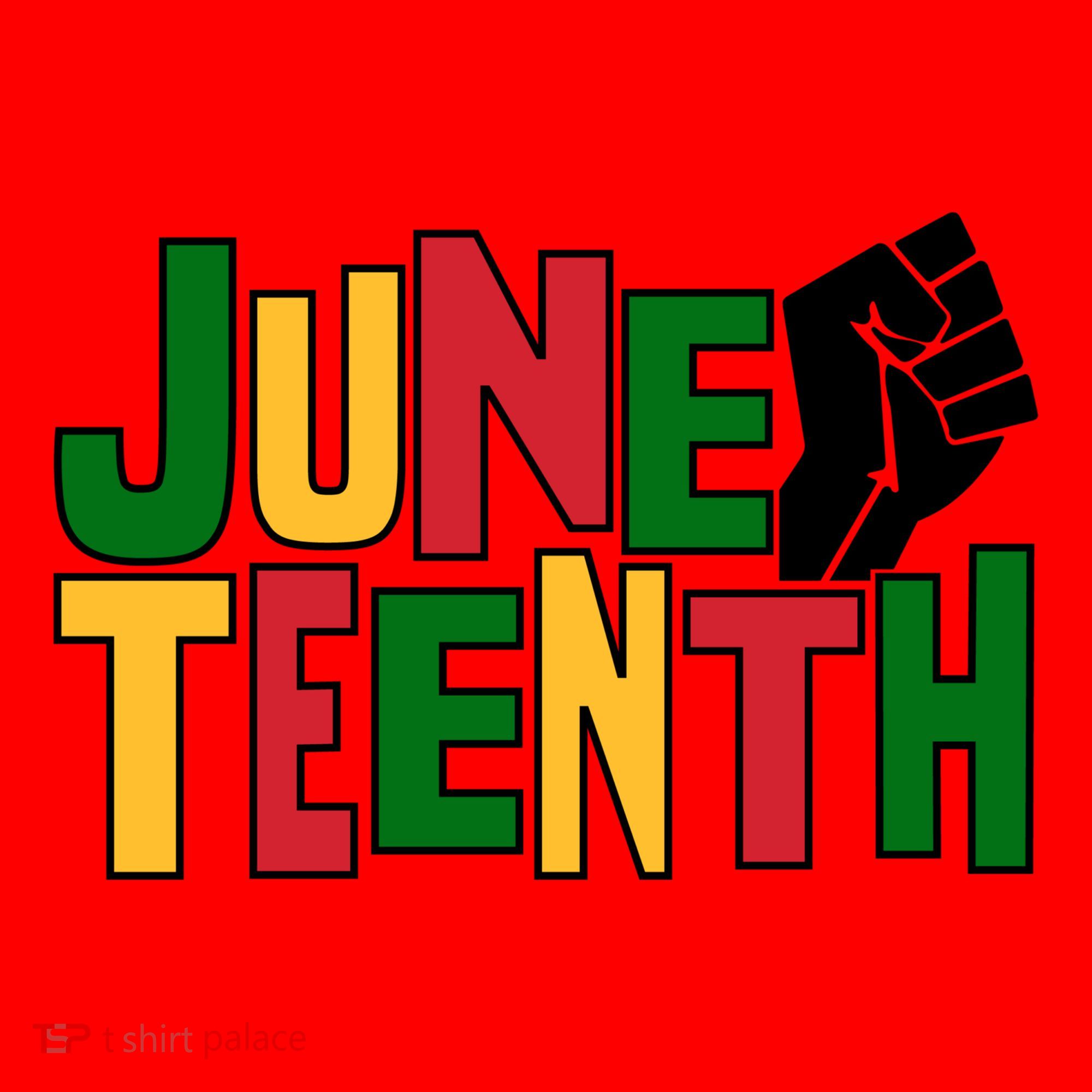 Juneteenth Day Black Power Santa Hat