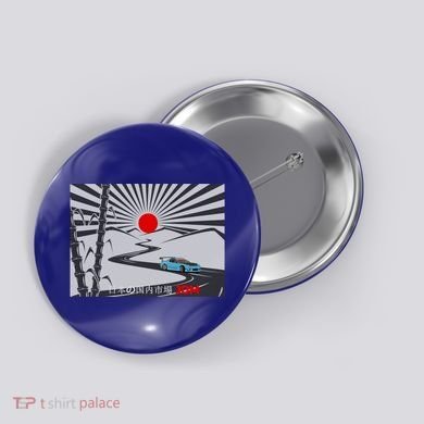 Jdm Drifting Car Drift Extreme Japanese Racing Sport Design Gift Button