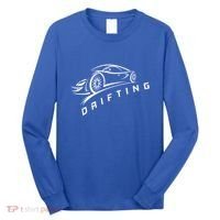 Jdm Drifting Car Silhouette Drift Japanese Racing Sport Gift Long Sleeve Shirt thumb 0