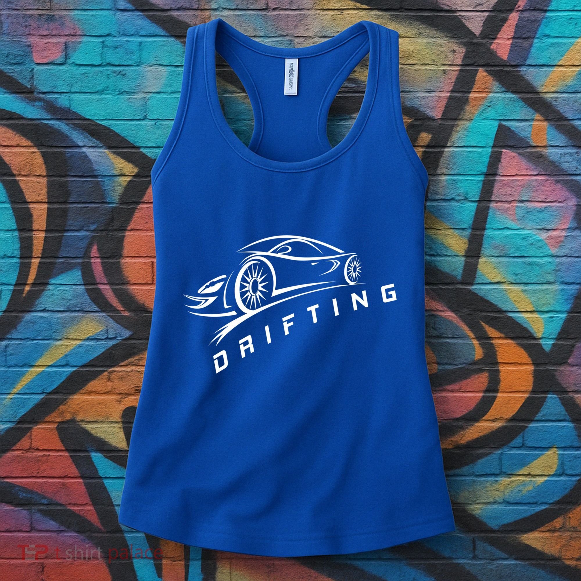 Jdm Drifting Car Silhouette Drift Japanese Racing Sport Gift Women's Tank Top