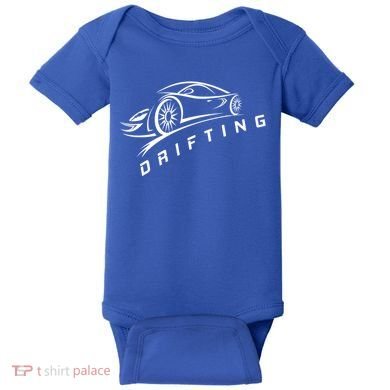 Jdm Drifting Car Silhouette Drift Japanese Racing Sport Gift Baby Bodysuit