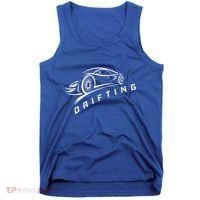 Jdm Drifting Car Silhouette Drift Japanese Racing Sport Gift Tank Top thumb 0