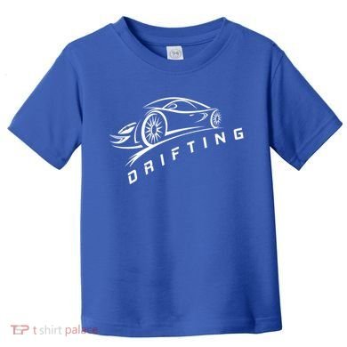 Jdm Drifting Car Silhouette Drift Japanese Racing Sport Gift Toddler T-Shirt