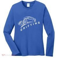 Jdm Drifting Car Silhouette Drift Japanese Racing Sport Gift Women's Long Sleeve Shirt thumb 0