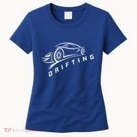Jdm Drifting Car Silhouette Drift Japanese Racing Sport Gift Women's T-Shirt thumb 0
