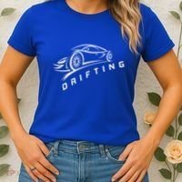 Jdm Drifting Car Silhouette Drift Japanese Racing Sport Gift Women's T-Shirt thumb 2