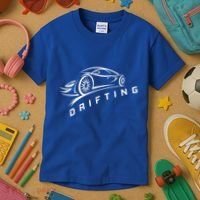 Jdm Drifting Car Silhouette Drift Japanese Racing Sport Gift Kids T-Shirt thumb 3
