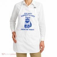 Just Dont Expect A Lot From Me Today Raccoon Funny Apron thumb 2