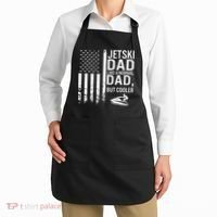 Jetski Dad Fathers Day Dad Jet Ski Rider Water Jet Skiing Apron thumb 2